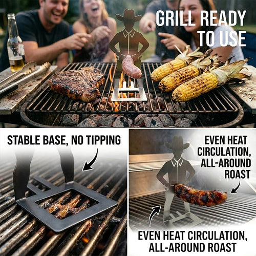 BBQ Grill Basket - Open Position