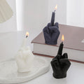 Middle finger scented candle funny soy wax novelty gag gift