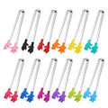 Funny palm-shape mini BBQ food tongs stainless steel novelty grilling tool