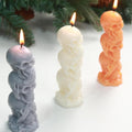 Funny 3D skeleton scented candle spooky Halloween novelty home decor