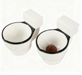 Funny toilet shaped coffee mug novelty ceramic cup gag gift