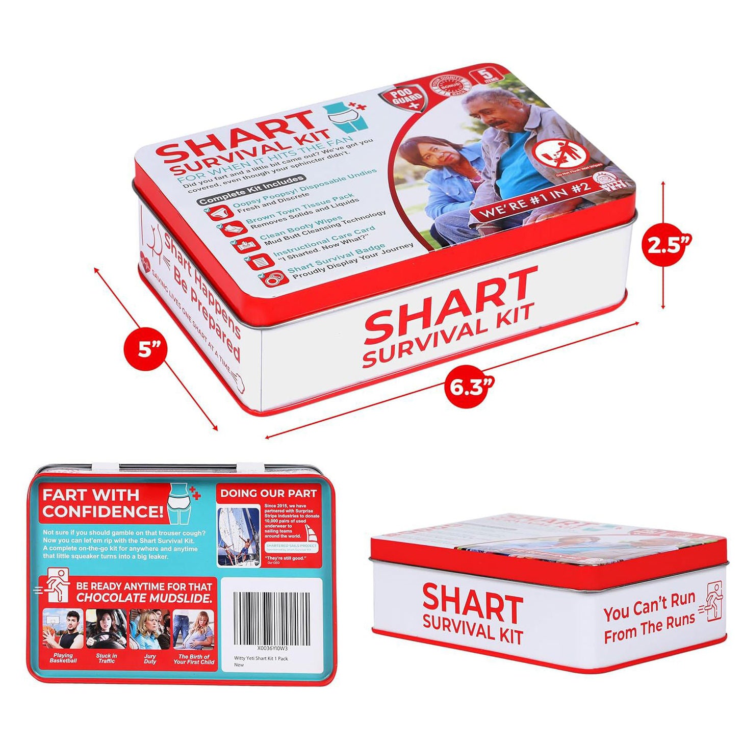 Novelty prank toy set 6 designs funny gag gift pack for adults